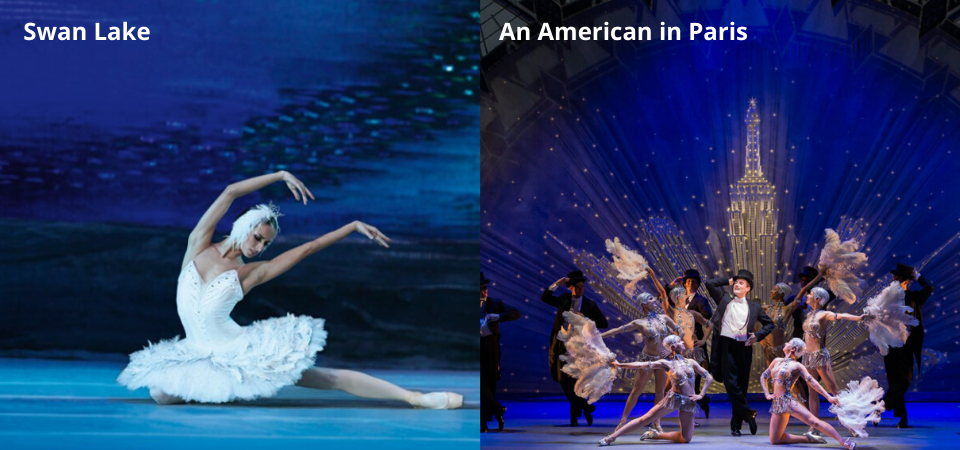 Swan Lake and An American in Paris